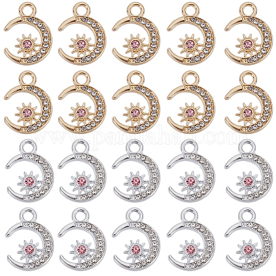 Подвески из сплава 40шт 2 цветов FIND-SC0011-34-1