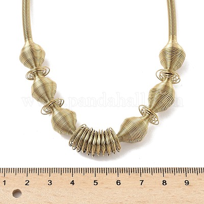 Нерегулярные витые цепочки из нержавеющей стали 304 NJEW-B127-01G-05-1