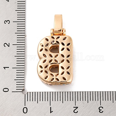 Латунные микро проложить кубического циркония подвески KK-C076-29B-G02-1