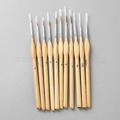 11 шт. 11 стиля нейлоновой кисти&nbsp;DIY-WH20032-33-1