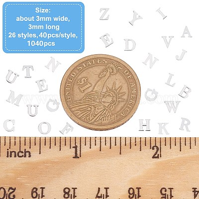 1040шт 26 стиля латунных кабошонов MRMJ-OC0003-66-1