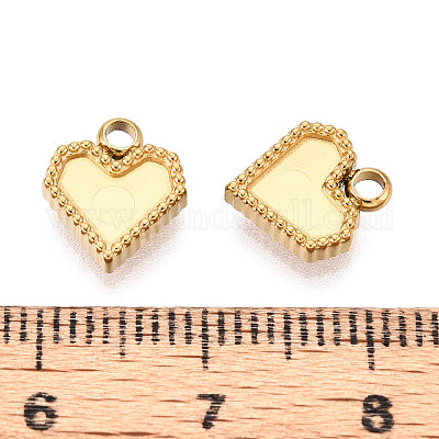 Оправы для подвесок из нержавеющей стали 304 в виде кабошонов STAS-T065-86G-01-1