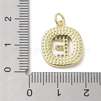 Покрытие стойки латунь микропаве прозрачные подвески из кубического циркония KK-E102-33G-E-1