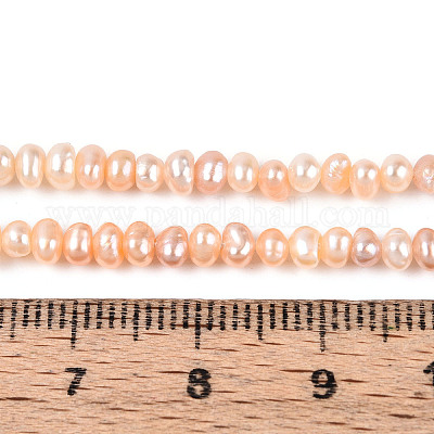 Нити из натурального культивированного пресноводного жемчуга PEAR-N025-01C-1