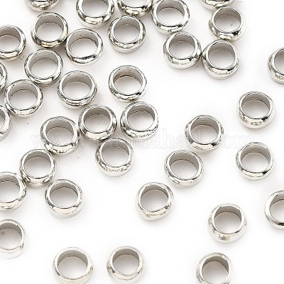 Зажимные бусины из латуни KK-S509-01P-05-1