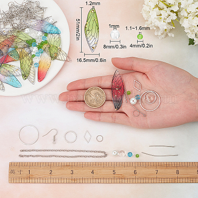 Комплекты для изготовления сережек DIY-SC0016-16-1