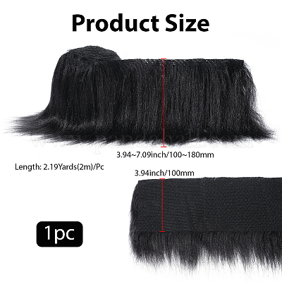 1 шт. искусственная шерстяная ткань AJEW-GF0011-14A-1