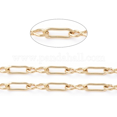 3.28 фут ионного покрытия (IP) 304 нержавеющая сталь звеньевая цепь X-CHS-D032-04G-1