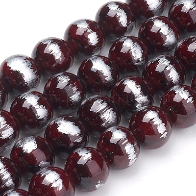 Природный нефрит машан бусины нитки G-G833-10mm-17-1