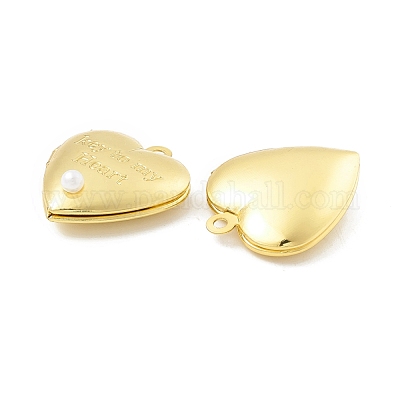 Подвески в виде медальонов из латуни с покрытием из эмали KK-B053-41G-1