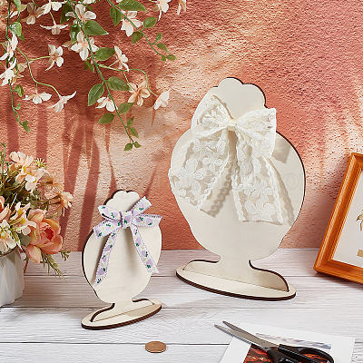 2 сумка 2 стиля симпатичная стойка для заколок из фанеры в форме головы девушки ODIS-PH0001-94-1