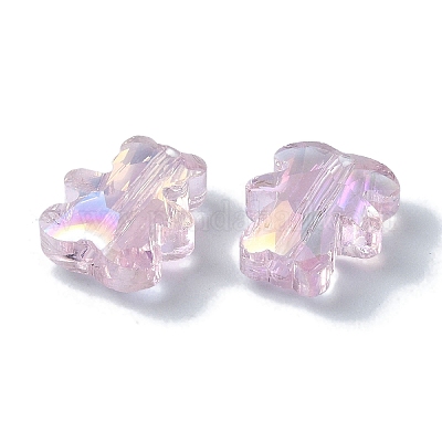 Гальванические стеклянные бусины EGLA-P059-01B-AB01-1