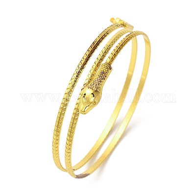 Браслеты-манжеты из сплава на плечо для женщин BJEW-U037-01B-G-1