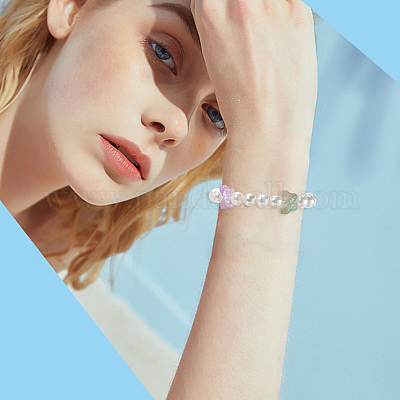 200 шт. прозрачные стеклянные бусины для выпечки GLAA-PA0001-13-1