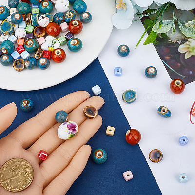 Ручной фарфоровые керамические шарики PORC-SP0001-01-1