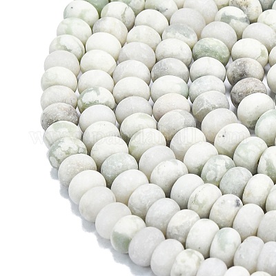 Естественный мир нефрит бисер пряди G-P575-A25-8x5mm-1
