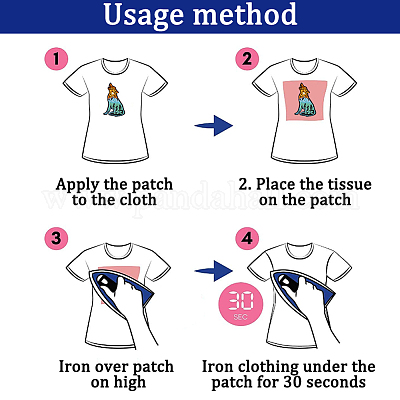 4 шт. 2 стиля аппликаций с вышитыми животными из ткани PATC-HY0001-45-1