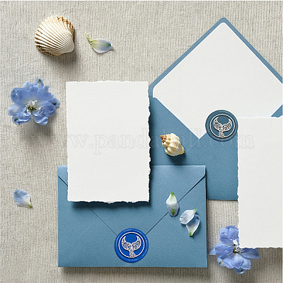 Латунная восковая печать штамп с ручкой AJEW-WH0184-0937-1