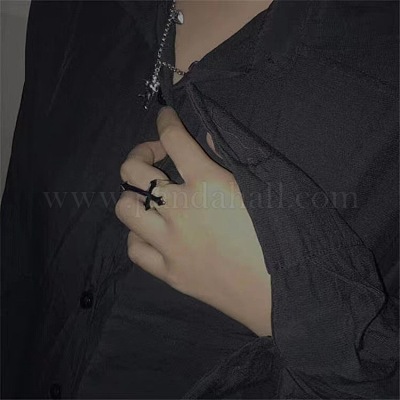 Кольца-манжеты с эмалью из сплава крест-накрест для мужчин FS-WGB4F7F-01-1