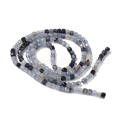 Природные голубые авантюрин бисером пряди G-RM241221-K5-1