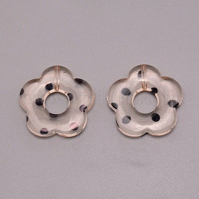 Прозрачные бисеры из смолы&nbsp;LS-RESI-WH0015-22A-1