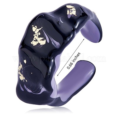 Кольцо-манжета с блестящей эмалью JR919A-1