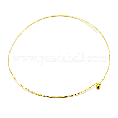 Латуни ожерелье делая BJEW-F132-01G-1