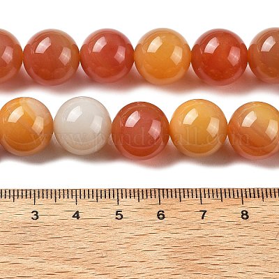 Природные многоцветные агат бисер пряди G-A261-B08-14mm-1