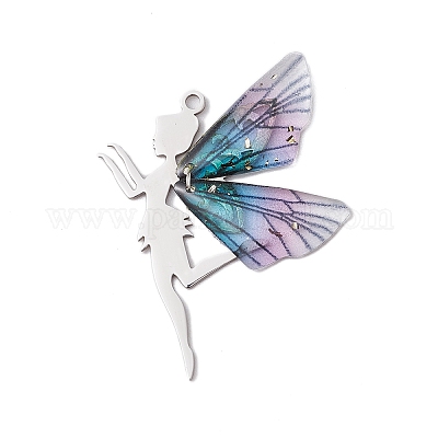 3 шт. подвески из смолы градиентного цвета PALLOY-TA00173-1