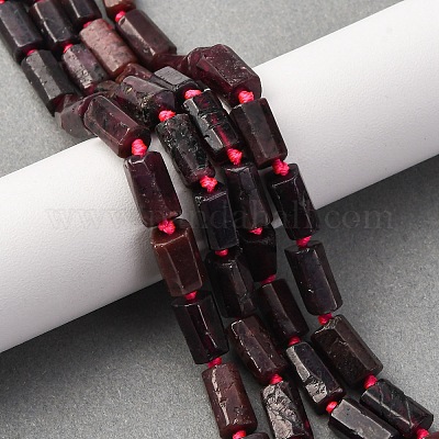 Гранат природный бисер нитей G-K245-I18-01-1