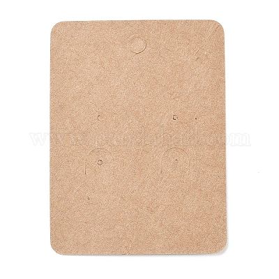 Пустые карточки для демонстрации украшений из крафт-бумаги X1-CDIS-G005-11-1