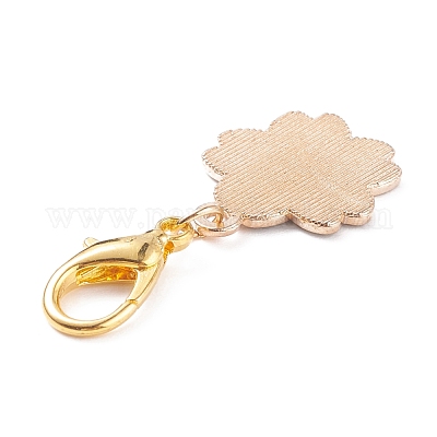 Украшение подвески из сплава эмали HJEW-JM00631-1