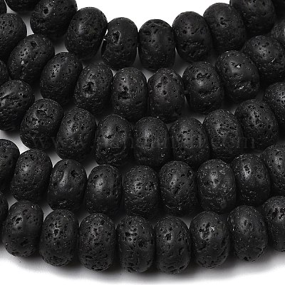 Бусы из натуральной лавы&nbsp;G-A280-A18-02-1