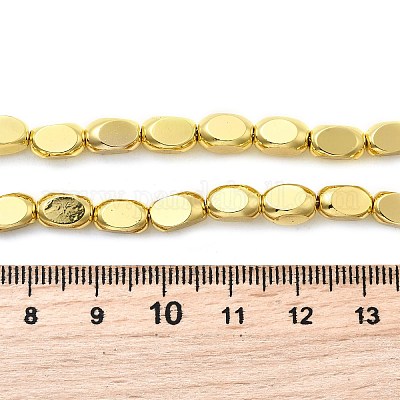 Стеклянные бусины с гальваническим покрытием  EGLA-F166-02A-1