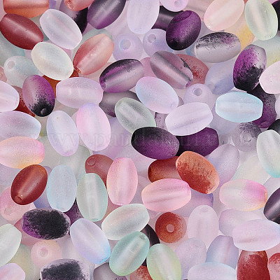 Матовые стеклянные бусины SEED-N008-05-1