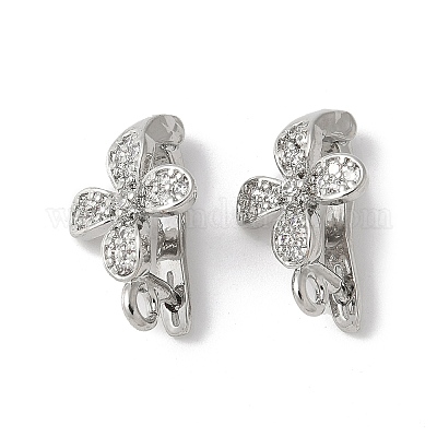 Латунные микропроволочные кубические циркониевые подвески KK-D324-40P-1