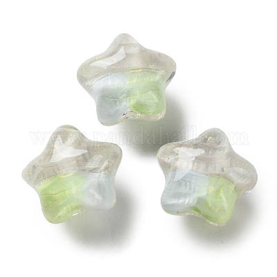 Прозрачные акриловые бусины с градиентным цветом TACR-P012-01B-01-1