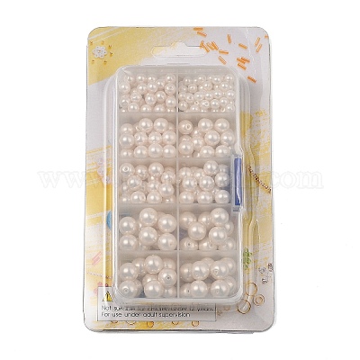 Стеклянные бусины из искусственного жемчуга GLAA-XCP0001-54-1