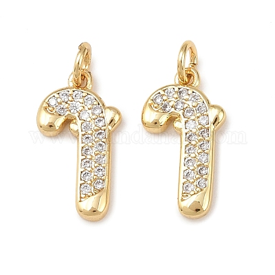 Латунные микро проложить кубического циркония подвески KK-L255-18G-01-1