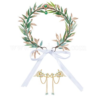 Пластиковые ободки и алюминиевые серьги&nbsp;OHAR-WH0014-16-1