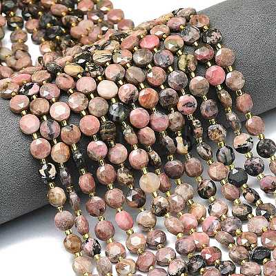 Природные родонит бисер нитей G-C116-A83-02-1