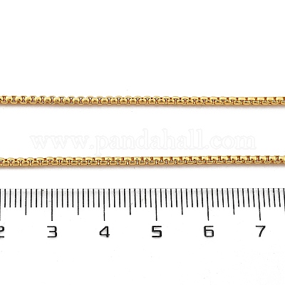 1.8 мм стойка покрытие латунные цепочки ожерелья для женщин мужчин MAK-L044-60G-2A-1