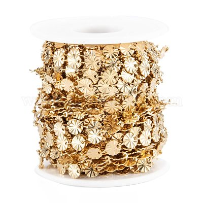 Цепи из нержавеющей стали 304 с вакуумным покрытием pvd ручной работы CHS-M004-11G-1