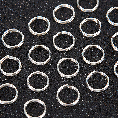 20 шт. 925 двойных серебряных соединительных кольца STER-BBC0002-11B-S-1