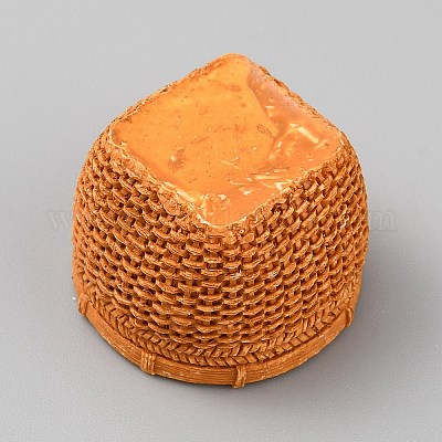 Мини-модель корзины из ротанга из смолы DJEW-CJC0002-04I-01-1
