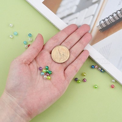 Экологичные прозрачные акриловые бусины PL732M-1