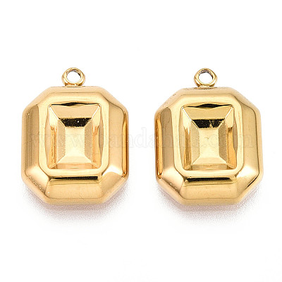 Оправы для подвесок из нержавеющей стали 304 в виде кабошонов STAS-T065-85G-1