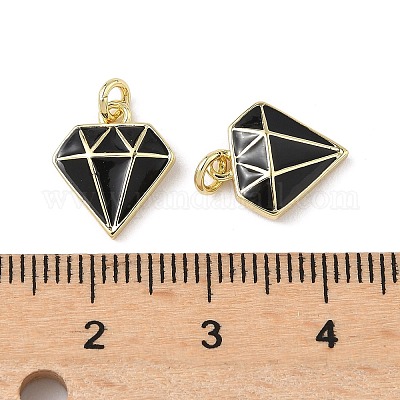 Латунь эмаль подвески&nbsp;KK-Q039-05B-G-1