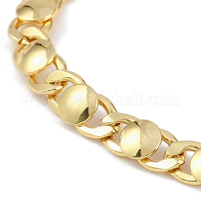 Латунные браслеты с покрытием для женщин BJEW-K244-06G-1