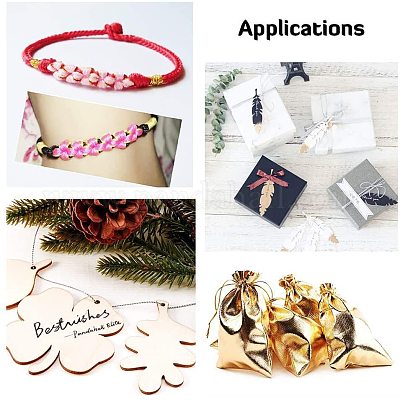 Ювелирные изделия плетеные шнуры нить металлические MCOR-PH0001-01A-1